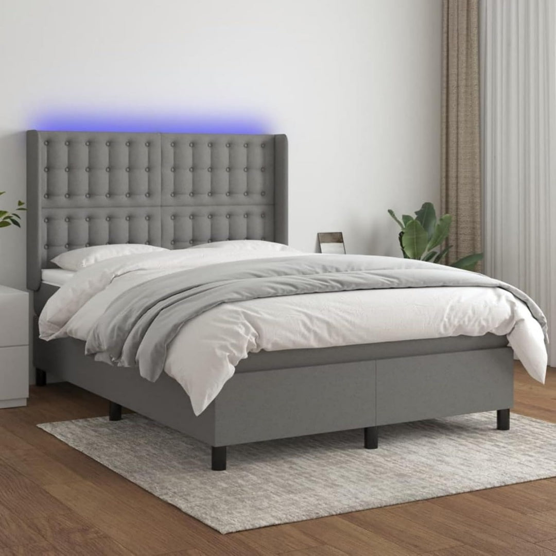 Das Boxspringbett mit dem Akzent auf LED Beleuchtung