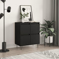 Sideboard mit den Massen 60 x 35 x 70 cm in Schwarz aus Holzwerkstoff