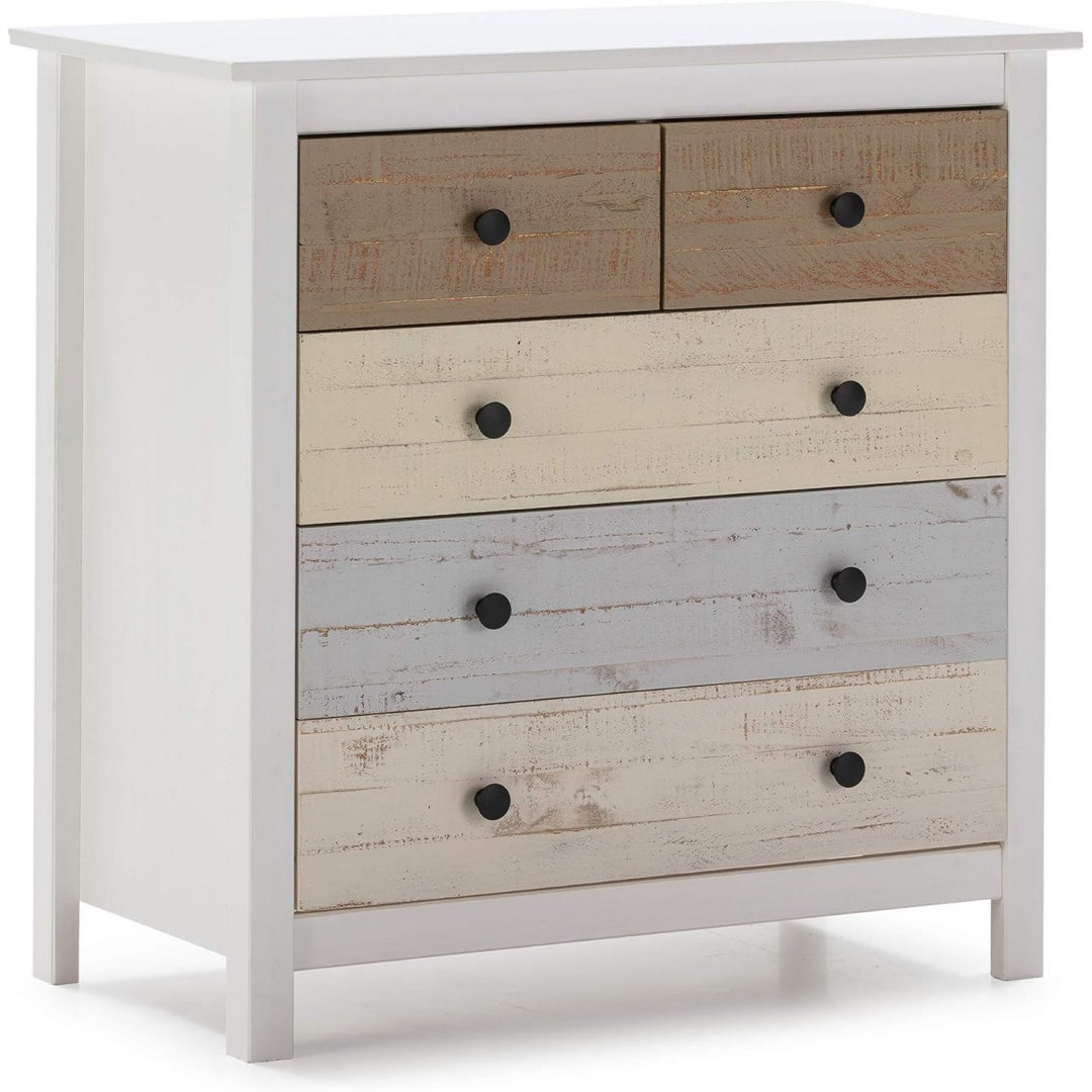 Sideboard aus Kiefernholz mit 5 Schubladen