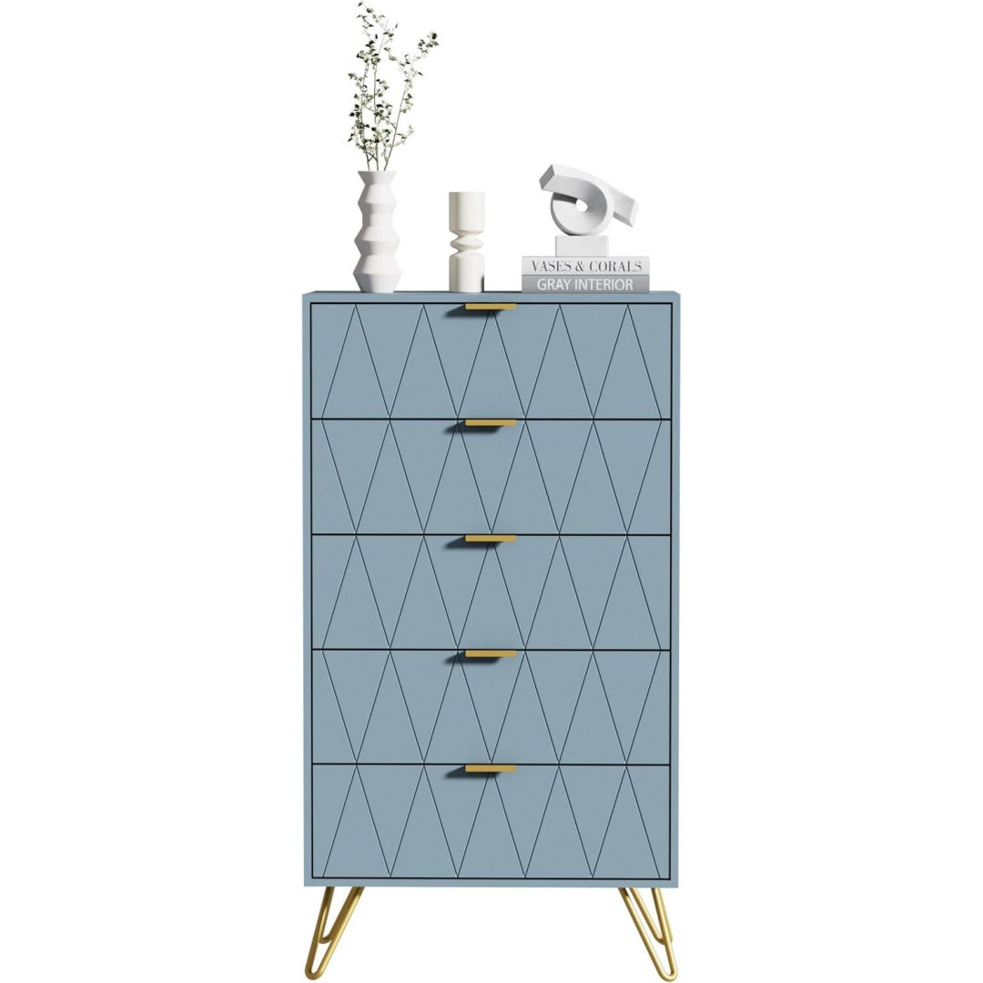 Sideboard aus Holzwerkstoff und Metall