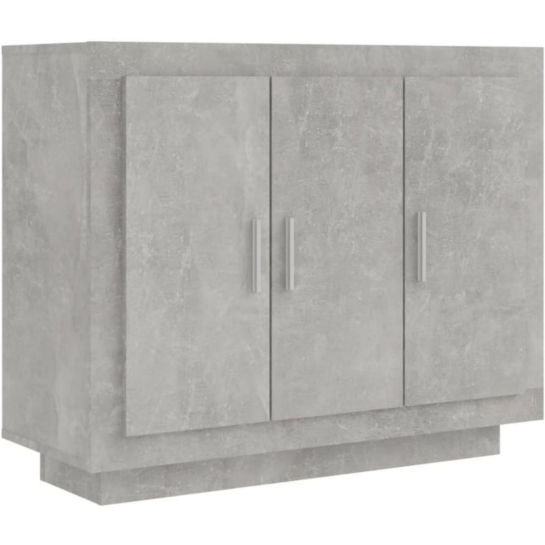 Sideboard mit den Massen 92 x 35 x 75 cm in Betongrau