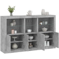Sideboard mit den Massen 162 x 37 x 100 cm in Betongrau
