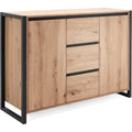 Sideboard mit den Massen 120 x 88 x 40 cm in Anthrazit