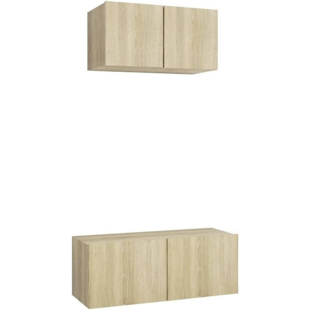 Eine Wandmontage an dem Sideboard aus Samt