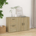 Sideboard mit den Massen 100 x 33 x 59.5 cm in Eichenbraun