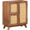 Sideboard mit Schubladen und geflochtenen Elementen