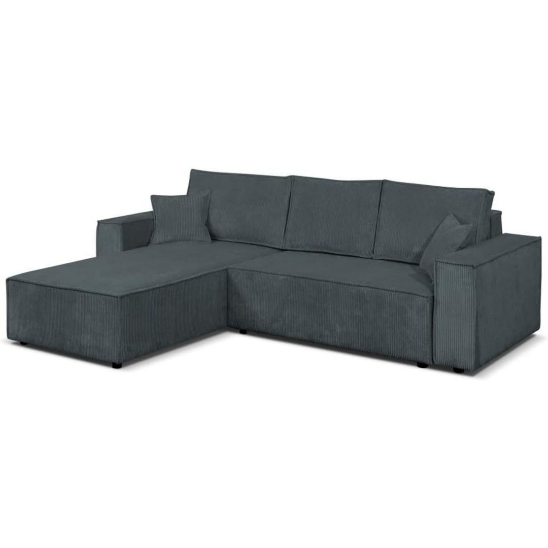 Sofa aus Cord mit weichen Polstern