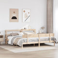 Bettgestell aus Massivholz und Kiefernholz mit den Massen 180 x 200 cm